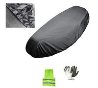 COMPATIBILE CON PEUGEOT TWEET 125 PRO TELO COPRISELLA IMPERMEABILE ANTIPIOGGIA COPERTURA PER SELLE MOTO SCOOTER PROTEGGI SELLA IN OXFORD 120X75CM