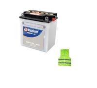 COMPATIBILE CON PIAGGIO Beverly/Beverly E3 500 per anno 2002 al 2005 BATTERIA YB10L-BP TECNIUM BB10L-BP BATTERIE 11 AMPERE 12 VOLT FORNITA COMPLETA PER L'UTILIZZO 135X90X145MM