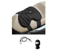 COMPATIBILE CON PIAGGIO BEVERLY CRUISER 500 CUSCINO PER SELLA SCOOTER COPRISELLA TUCANO URBANO 326-N1 IN RETE AERO 3D NERO COOL FRESH 29X33CM SPESSORE 2CM RENDE FRESCA LA SEDUTA