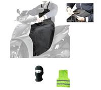 COMPATIBILE CON PIAGGIO FLY 125 4T COPRIGAMBE DA INDOSSARE PER SCOOTER IMPERMEABILE COPERTA TERMICA CON PETTORINA PER PIOGGIA,VENTO,FREDDO PARANNANZA PER GAMBE PETTO
