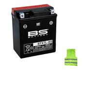 COMPATIBILE CON PIAGGIO Liberty E5 150 per anno 2015 al 2019 BATTERIA YTX7L-BS BS BTX7L-BS FORNITA PRONTA E CARICA PER L'UTILIZZO BATTERIE 6AH AMPERE 12 VOLT 113X70X130MM