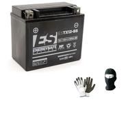 COMPATIBILE CON PIAGGIO Vespa GTS Super Sport 300 ANNO 2010 al 2016 BATTERIA YTX12-BS ENERGYSAFE ESTX12-BS GIÀ CARICA E PRONTA ALL'USO BATTERIE 10 AH AMPERE 12 VOLT 152X88X131MM 150A EN