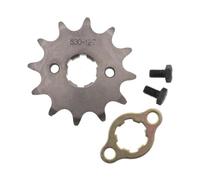 Compatibile con pignone for moto da 530 denti da 20 mm, 10 denti, 11 denti, 12 denti, 13 denti, 14 denti, 15 denti con piastra di bloccaggio fissa.(530-12T)