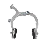 Compatibile con Pinza Freno Anteriore a Forma, Leggera, Facile Installazione for Biciclette da Strada(Front Brake Silver)