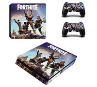 Compatibile con PlayStation 4 Slim Battle Royale Console Skin, decalcomania, vinile, adesivo, frontalino - Console e 2 controller - Cover protettiva per PS4 Slim