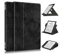 Compatibile con PocketBook PB970 Antiurto Smart Tablet Custodia, 360° Multi-Angoli di Visione Stand Folio Hard PC Back Cover Cover con Auto Wake Sleep (Siyah)