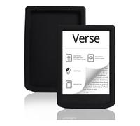 Compatibile con Pocketbook Verse PB634 PB629 6'' Custodia Per e-book reader Custodia posteriore in silicone leggera e morbida Per tablet Anti-caduta(Black)