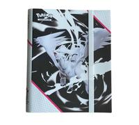 Compatibile con Pokemon White Flammen Reshiram Album 9 tasche per 360 carte da collezione White Flare Binder/Portfolio