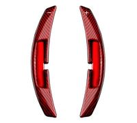 Compatibile Con Porsche Per 911 2021 Nero Rosso Estensione Del Cambio Al Volante In Fibra Di Carbonio Accessori Per Interni Per Lo Styling Automatico(Red)