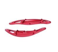 Compatibile Con Porsche Per Macan 2014-2019 Per Cayenne 2015-2019 Cambio Al Volante Paddle Gear Estendi I Comandi Adesivo Paddle Accessorio Auto(Red)