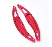 Compatibile con Porsche per Porsche 911 per Boxster per Cayman 718 2016 2017 2018 2019 Accessori per Estensione del Cambio al Volante in Alluminio Paletta Cambio Volante del(Red)