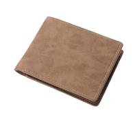 Compatibile con portafoglio da uomo in pelle Borsa for carte pieghevole slot multi-scheda Denaro di grande capacità(B)