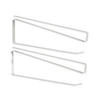 Compatibile con portasciugamani da cucina, rotoli, pellicole di plastica, organizer for stracci, armadietti, bagno(2 pcs white)