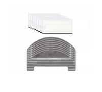 Compatibile Con Proscenic M8 Pro/Compatibile Con Ultenic D7 Robot Aspirapolvere Accessorio Di Ricambio Spazzola Laterale Principale Filtro Hepa Panno for Scopa Sacco for La Polvere(SET 6)