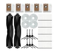 Compatibile con Proscenic M9 Robot Aspirapolvere Spazzola laterale principale Filtro Hepa Mop Sacchetti for la polvere Pezzi di ricambio di ricambio