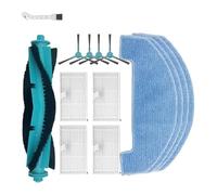 Compatibile con Proscenic Q8 Max / Q8 Robot Aspirapolvere Spazzola Principale Spazzola Laterale Filtro HEPA Mop Pad Accessori(Clear)