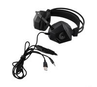 Compatibile con PS4 per Xbox Switch 3,5 mm cavo auricolare compatibile | Microfono con cancellazione del rumore, comunicazione cristallina, registrazione audio sensibile, chat di squadra ottimizzata
