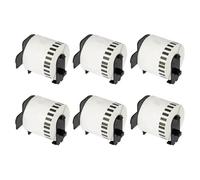 Compatibile con QL-800 QL-580N QL-700 QL-1050N QL-115NWB QL-1100 QL-500 560 Etichetta carta 62mm x 30,48 m di carta da stampa continua.(DK-22205 1pcs)