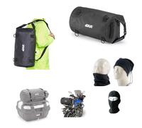 COMPATIBILE CON QUADRO BORSA ZAINO PER SELLA/SOPRABAULETTO/PALESTRA MOTO SCOOTER GIVI EA114BK 30LT IMPERMEABILE UNIVERSALE 27CMX27CMX50CM 2 CINGHIE PER FISSAGGIO BORSONE PORTA NOTEBOOK