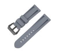 Compatibile con quattro larghezze di ansa di 20 mm, 22 mm, 24 mm e 26 mm. Il cinturino in silicone liquido è morbido e confortevole ed è un cinturino universale a sgancio rapido.(BLACK WHITE,22mm)