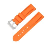 Compatibile con quattro larghezze di ansa di 20 mm, 22 mm, 24 mm e 26 mm. Il cinturino in silicone liquido è morbido e confortevole ed è un cinturino universale a sgancio rapido.(Black Green,26mm)