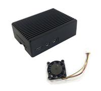 compatibile con Raspberry Pi 5B Shell 5BE Radiating Aluminum Striped Groove Shell