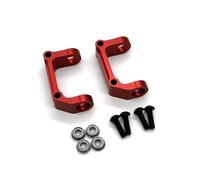 Compatibile Con RC Auto Parti Upgrade Blocco C Alluminio 6061 T6 Alluminio Sabbiatura RC Parti Auto(Red)