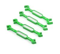 Compatibile Con RC Drift Accessori Per Strumenti Di Riparazione Auto Lega Alluminio RV Testa A Sfera Pull Rod Chiave Per Asta Spinta 1 Set RC Parti Auto(Green)