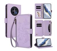 Compatibile con Realme 12 5G / 12x / 13 5G / C65 (Not 4G),Compatibile con Realme Narzo 70x / Narzo N65 Custodia magnetica con supporto in pelle PU Purple