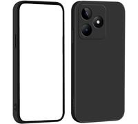 Compatibile con REALME C53 RMX3760 RMX3762 / C51 RMX3830 / Realme Note 50 RMX3834 / NARZO N53 RMX3761 Custodia COVER case soft GEL SILICONE protezione flessibile matte MORBIDA TPU (Nero)