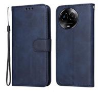 Compatibile con REALME C67 5G RMX3782 / Realme 11 5G RMX3780 / Realme 11X 5G RMX3785 Custodia COVER stand flip LIBRO gel PORTAFOGLIO Protezione magnetica eco pelle porta carte vano card (Blu)