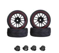Compatibile Con Redcat Per HPI Per Tamiya Per HSP 144001 94123 1/10 1/14 Parti Di Automobili RC 4 Pezzi Su Pneumatici Da Ruote Cerchi 12mm Mozzo Esagonale RC Parti Auto