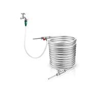 Compatibile con refrigeratore a controflusso, scambiatore di calore for mosto in acciaio inossidabile, tubo di raffreddamento a serpentina da 9,52*0,5*10 m, refrigeratore for birra artigianale(B)