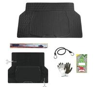 COMPATIBILE CON RENAULT MÉGANE 4P VASCA BAULE PER COFANO POSTERIORE AUTO TAPPETINO IN PVC CON PRETAGLI ADATTO PER TUTTI I VEICOLI TAPPETO 112X139CM RESISTENTE DOPPIO E SPESSO