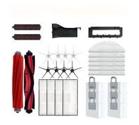 Compatibile con Roborock S7 Maxv Ultra S7 Pro Ultra Robot Aspirapolvere Accessori Spazzola Principale Laterale Filtro HEPA Sacchetto Antipolvere Spazzola Rotante for la Pulizia(30pcs)