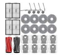Compatibile con Roborock, Saros 10R / G20S Ultra Robot Aspirapolvere Rullo principale Spazzola laterale Filtro Mocio Sacchetto for la polvere Parti(RANDL)