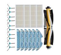 Compatibile con robot aspirapolvere SENCOR SRV 4200BK 4250SL, kit di manutenzione completo con spazzola principale, spazzola laterale, panno for mocio e filtro, set di parti di ricambio 4 in 1(21pcs)
