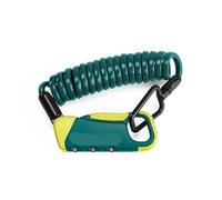 Compatibile con ROCKBROS, lucchetto for cavo for bicicletta, leggero, portatile, mini combinazione di password a 3 cifre, casco sicurezza, accessori for bici(RBK6N-BY)