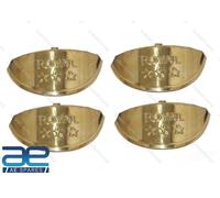 Compatibile con Royal Enfield Cappuccio Indicatore in Rilievo 4 Unità Ottone AEs