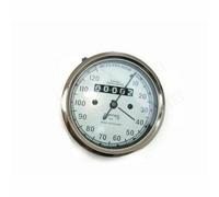 Compatibile con Royal Enfield Replica Smiths White Face Tachimetro 120 Mph
