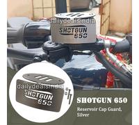 Compatibile Con Royal Enfield Shotgun 650 'SS Copertura Del Serbatoio, Argento'