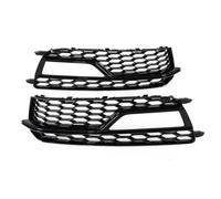 Compatibile Con S5 Per SLine A5 2013 2014 2015 2016 2X Auto Anteriore Della Luce Di Nebbia Copertura Della Lampada Griglia Griglia A Nido D'ape Paraurti Kit 8T0807682M Griglie Fendinebbia(Glossy Black