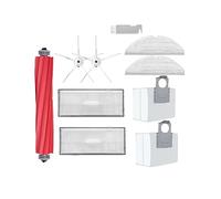 Compatibile con S7 MaxV Plus S7 MaxV Ultra G10S Pro Filtro Hepa Sacchetto for la polvere Spazzola rotante Spazzola laterale principale Accessorio for aspirapolvere (Color : White 10 PCS)