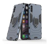 Compatibile con Samsung Galaxy A50, Galaxy A50S, Galaxy A30S Coque, Anello di supporto magnetico per telefono auto 360 Custodia di protezione (blu navy)