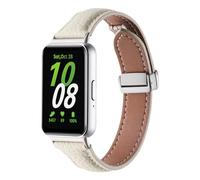 Compatibile con Samsung Galaxy Fit 3, cinturino in pelle da uomo, in morbida pelle, per Samsung Galaxy Fit 3 SM-R390