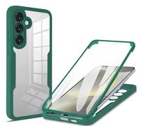 Compatibile con Samsung Galaxy S24 FE Cover,Custodia antiurto con protezione dello schermo Compatibile con Samsung SM-S721B/DS Galaxy S24 FE/SM-S721U1 SM-S721W SM-S721N Cabina telefonica Green