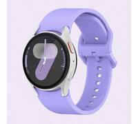 Compatibile con Samsung Galaxy Watch 7 FE 6 5 4, 40mm/44mm, Watch 5 Pro 45/44mm, Watch 6 43mm, Watch 4 Classic 46mm, cinturino per orologio sportivo in silicone di colore lavanda, 20/22mm, impermeabil