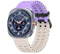 Compatibile con Samsung Galaxy Watch Galaxy Watch 8 Ultra Sport Watch Band Women Men, No Gap Silicone Traspirante Braccialetti di Ricambio Cinturino di Ricambio Adatto per Galaxy Watch Ultra 47mm