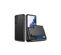 Compatibile con Samsung S21 Custodia antiurto con slot per scheda StreetWise nera