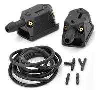 Compatibile con Sanjiang per Espace, Ugello Spray Lavavetri Sostitutivo per Auto, Pompa Lavavetri Anteriore Universale per Auto Ugelli per tergicristalli(Nozzle And Hose)